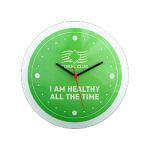Часы зеленые I AM HEALTHY ALL THE TIME, шт (70285)